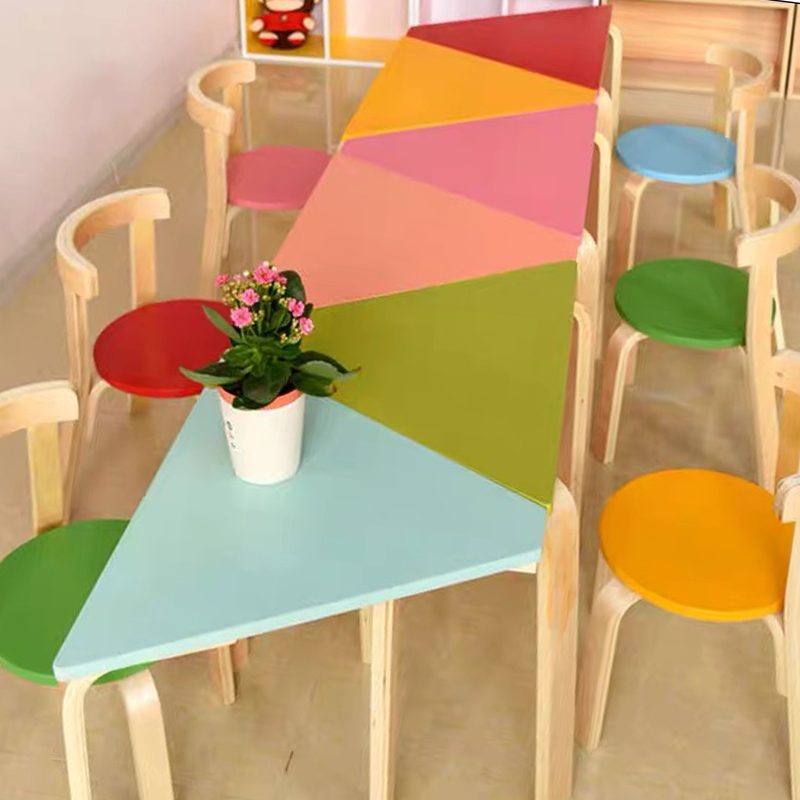 异形团体辅导桌椅